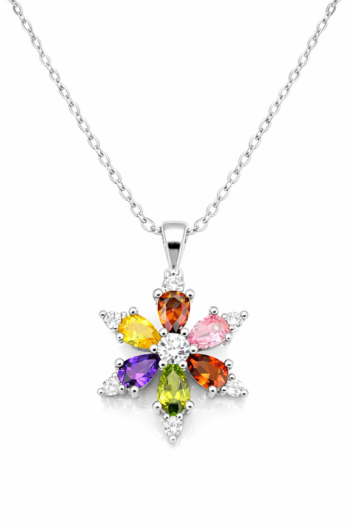 925 Sterling Silver Mixed Necklace Elegant Minimal Silver Jewelry